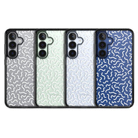 Schwarz-weißes Wellenmuster