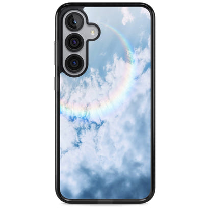 Pastellfarbener Regenbogenhimmel