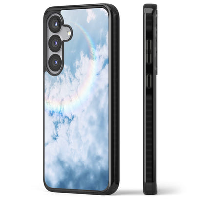 Pastellfarbener Regenbogenhimmel