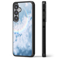 Pastellfarbener Regenbogenhimmel