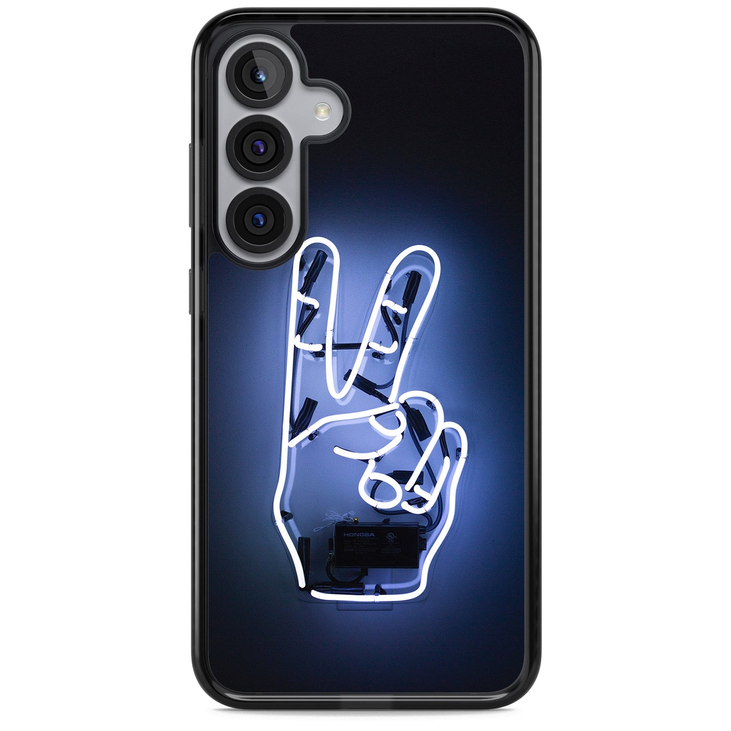 Neon Peace Sign