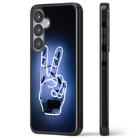 Neon Peace Sign