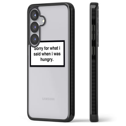 Sorry For What I Said