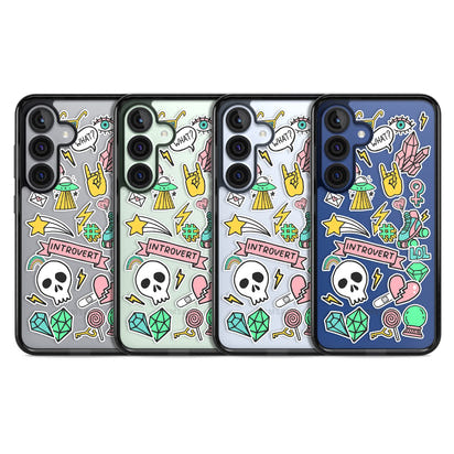 Autocollant introverti