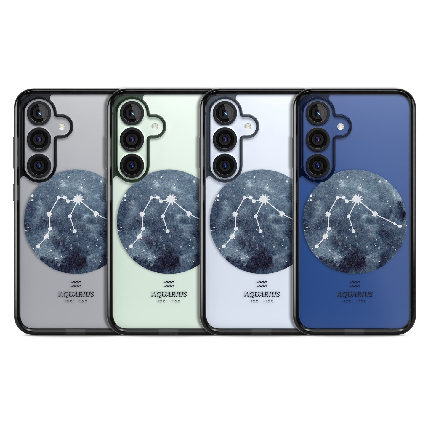 Aquarius Zodiac Blue