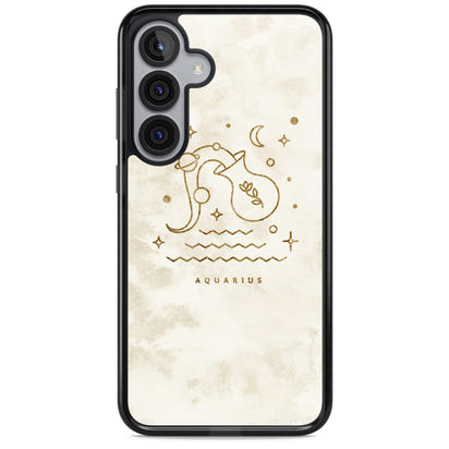 Goldenes Emblem des Wassermanns