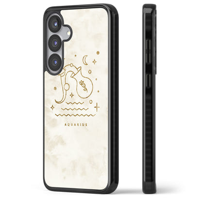 Goldenes Emblem des Wassermanns