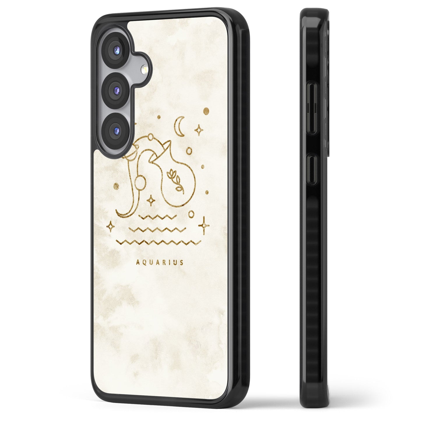 Goldenes Emblem des Wassermanns