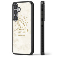 Goldenes Emblem des Wassermanns