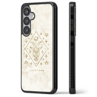 Motif du zodiaque Capricorne en or