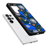 Dark Botanicals Abstract Pattern