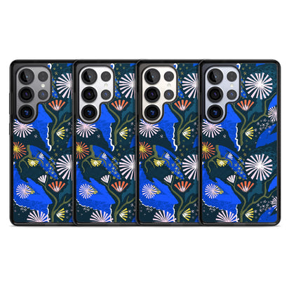 Dark Botanicals Abstract Pattern