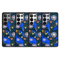 Dark Botanicals Abstract Pattern