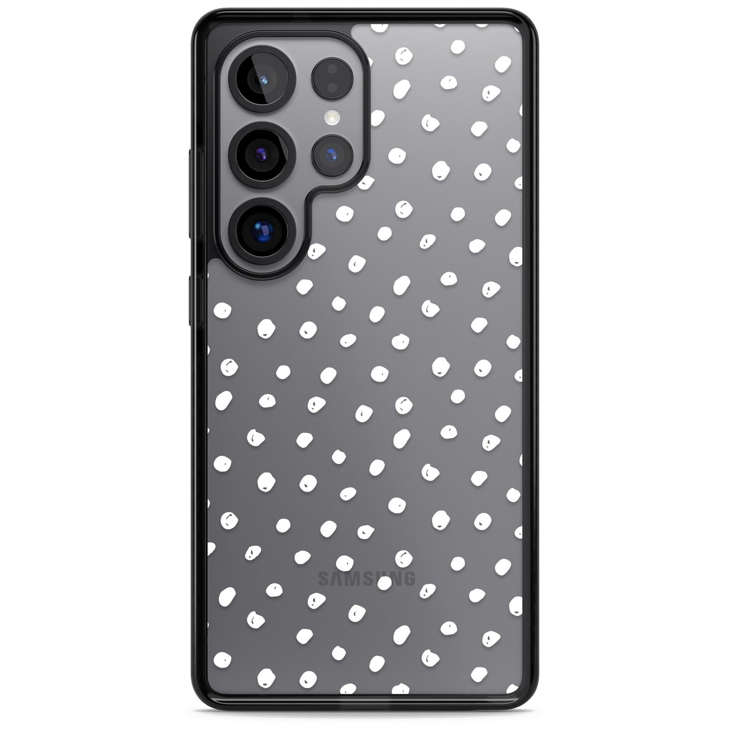 Messy White Dot Pattern