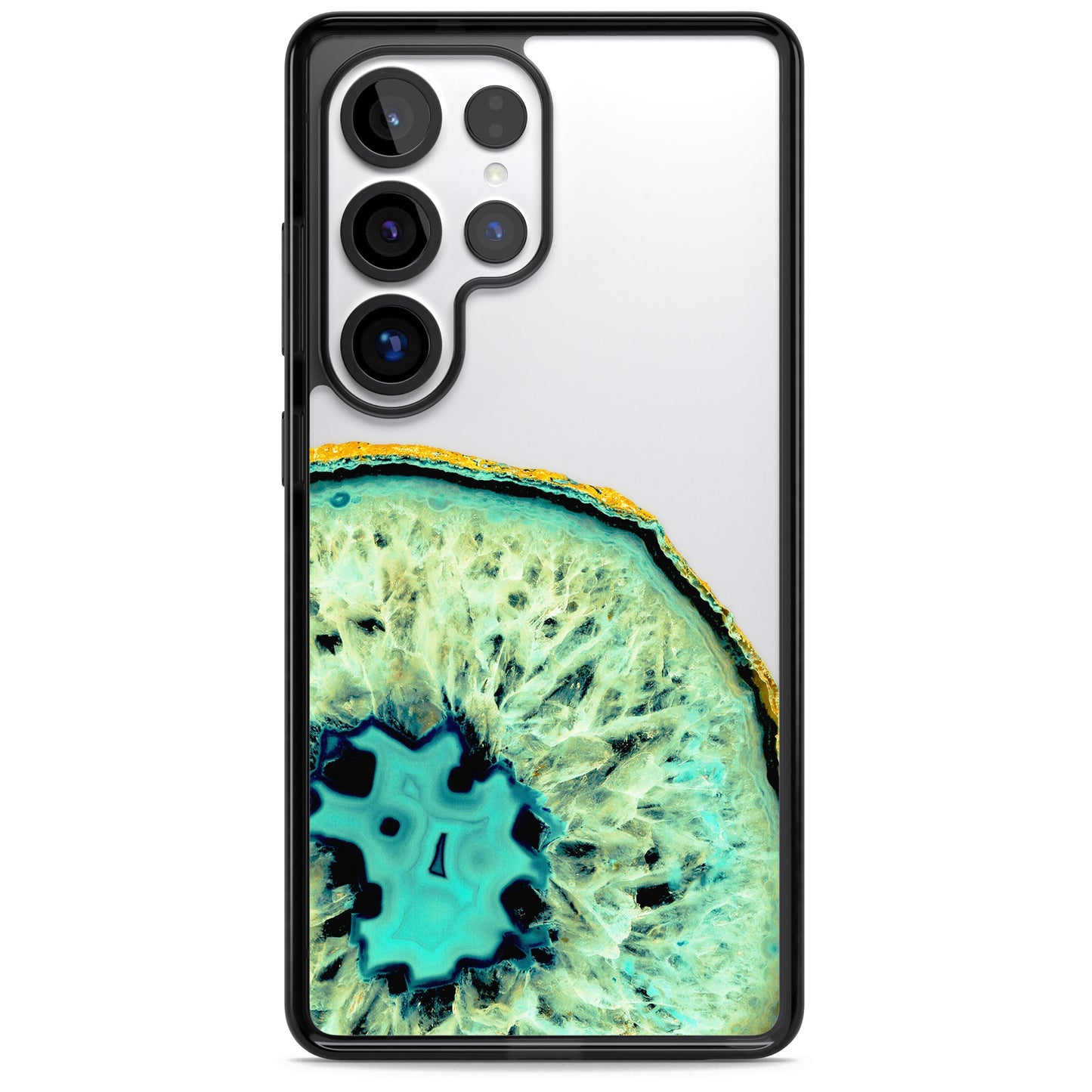 Géode turquoise en cristal