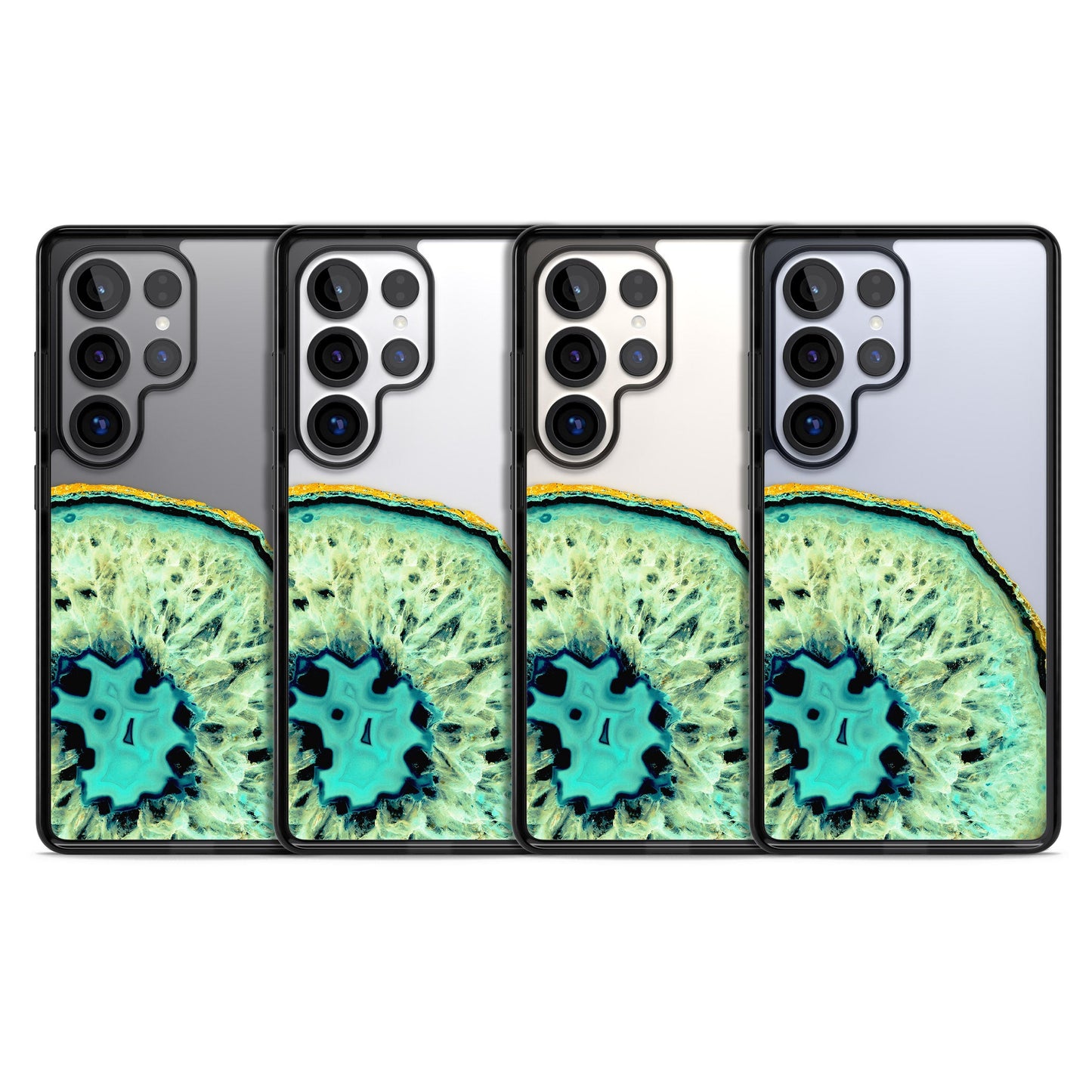 Géode turquoise en cristal