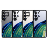 Grüne und blaue Smaragd-Geode