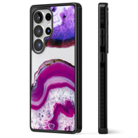 Tranche de cristal d'améthyste