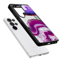 Tranche de cristal d'améthyste