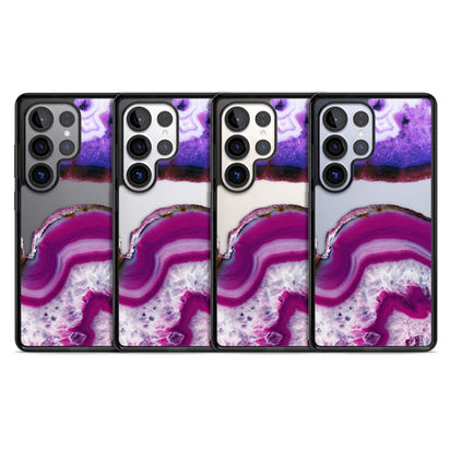 Tranche de cristal d'améthyste