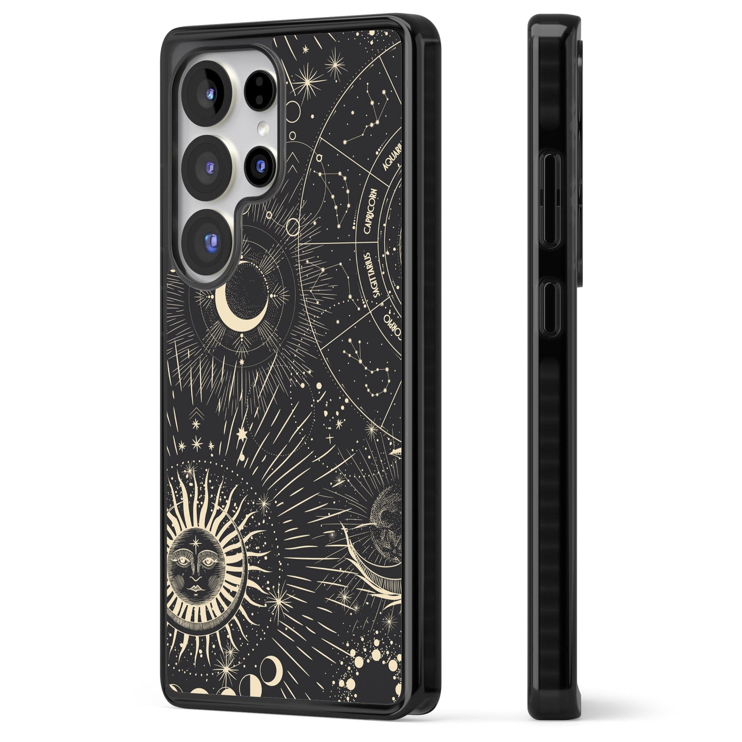 Soleil cosmique et symboles du zodiaque