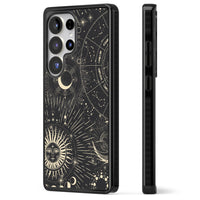 Soleil cosmique et symboles du zodiaque