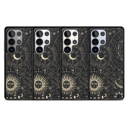 Soleil cosmique et symboles du zodiaque