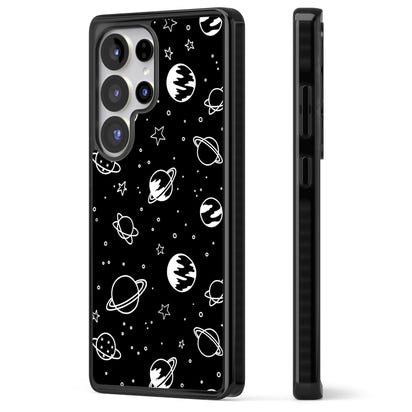 Cosmic Sketch White Black