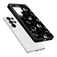 Cosmic Sketch White Black