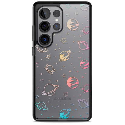 Pastellfarbenes Weltraumuniversum