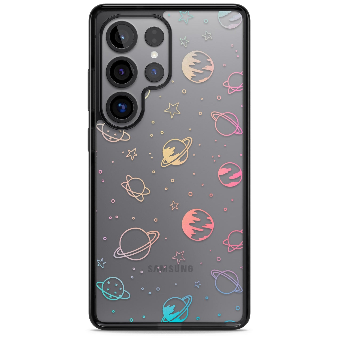 Pastellfarbenes Weltraumuniversum