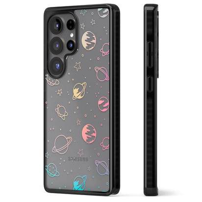 Pastellfarbenes Weltraumuniversum