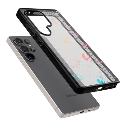 Pastellfarbenes Weltraumuniversum