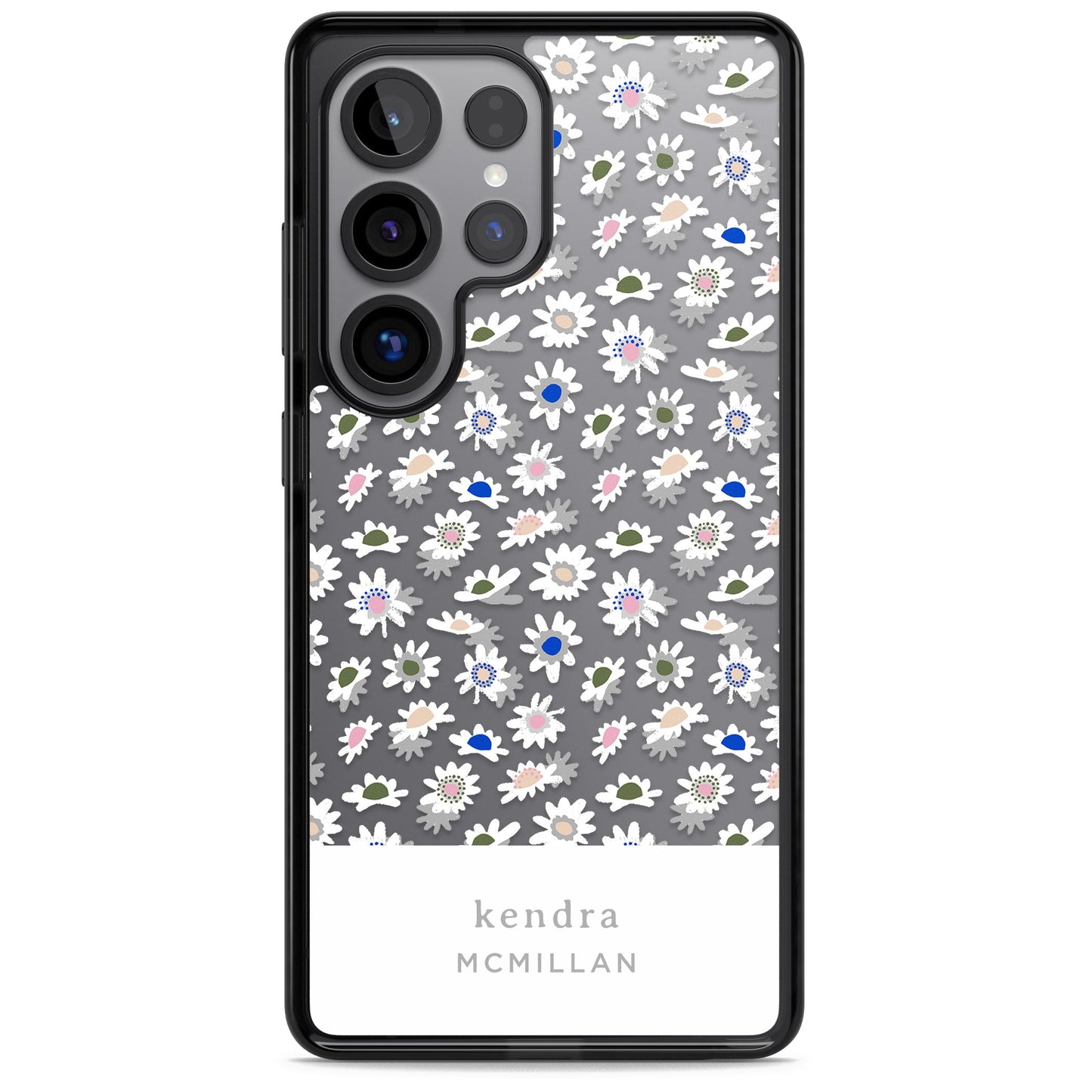 Personalised Grey & White Daisies