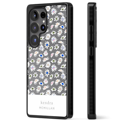 Personalised Grey & White Daisies