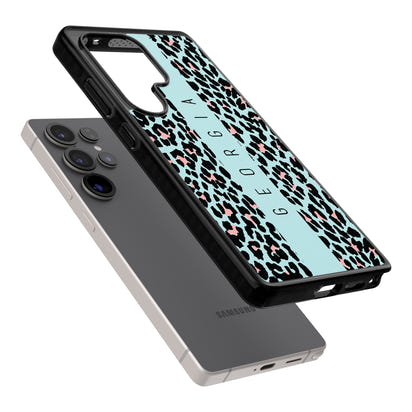 Léopard bleu personnalisé