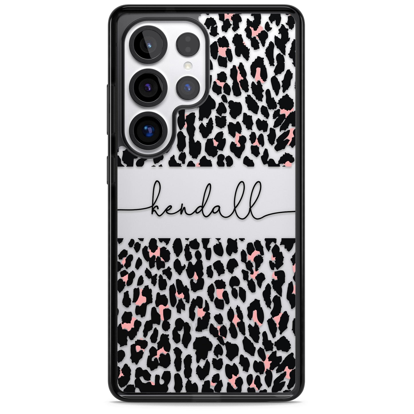 Personalised Cursive Leopard Spots