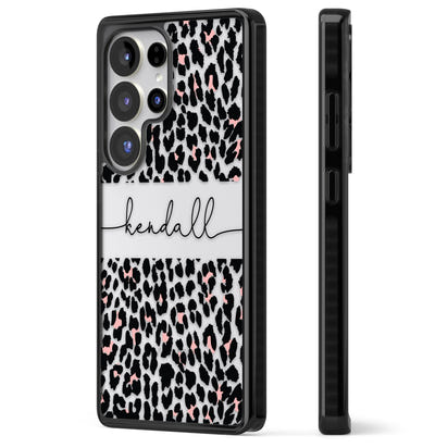 Personalised Cursive Leopard Spots