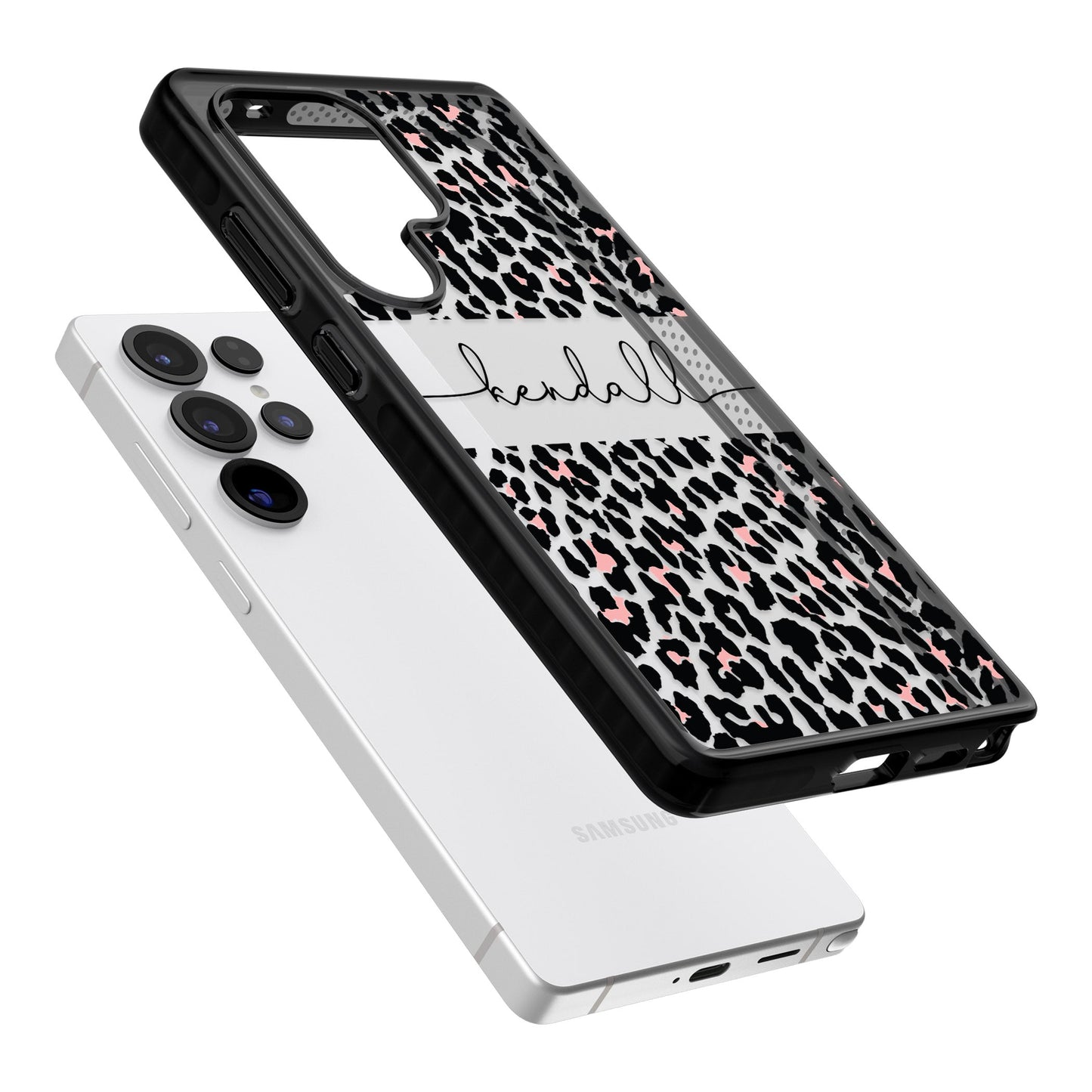 Personalised Cursive Leopard Spots