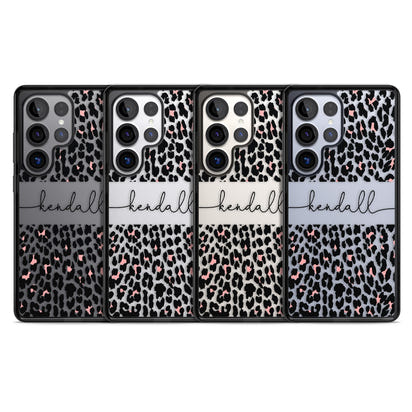 Personalised Cursive Leopard Spots