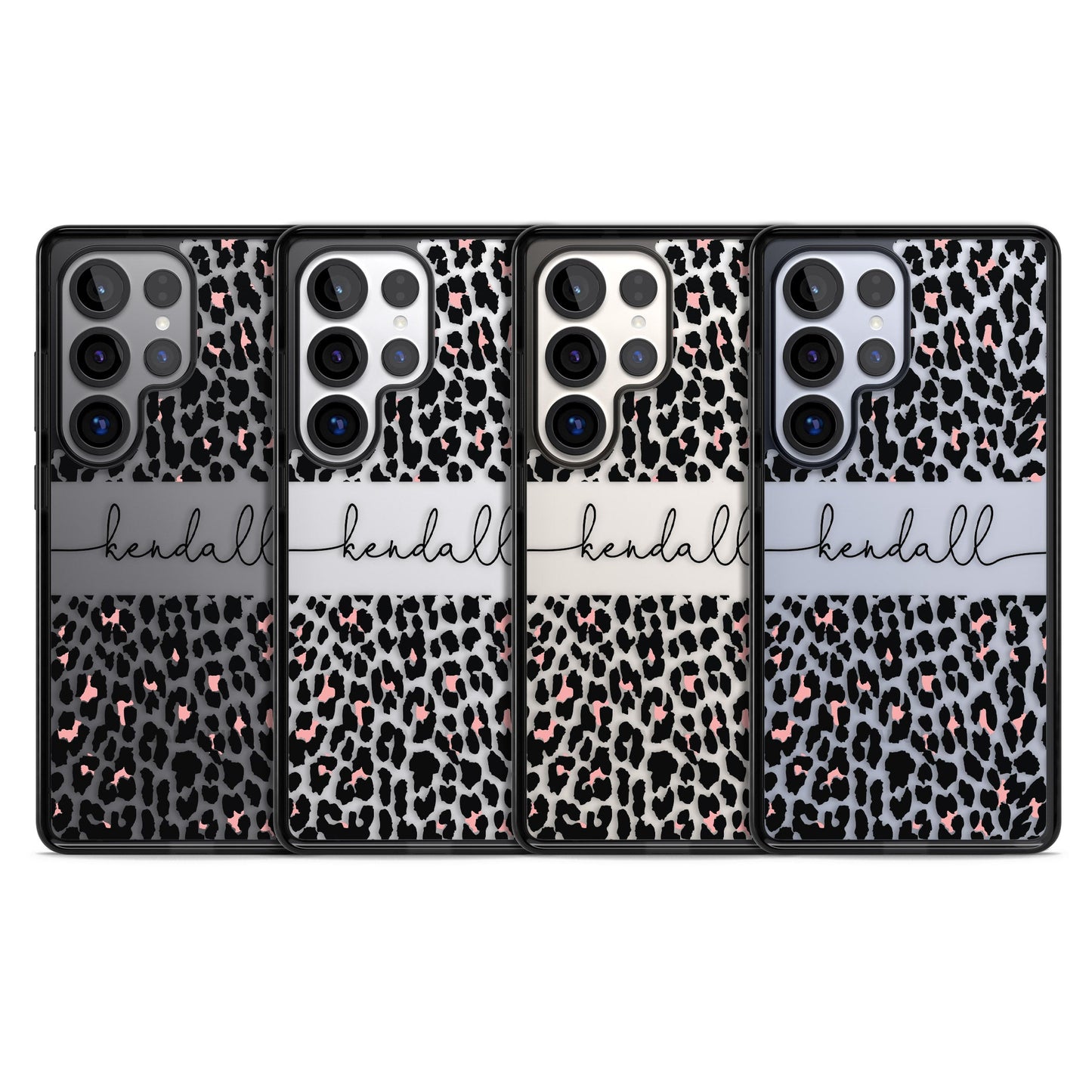 Personalised Cursive Leopard Spots