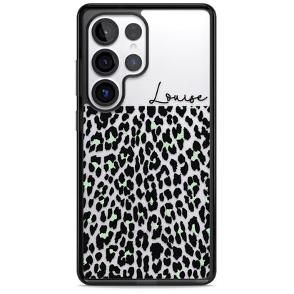 Personalised Seafoam Leopard