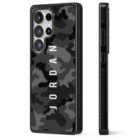 Personalised Black Camouflage Name