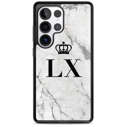 Personalised Initial Crown Marble
