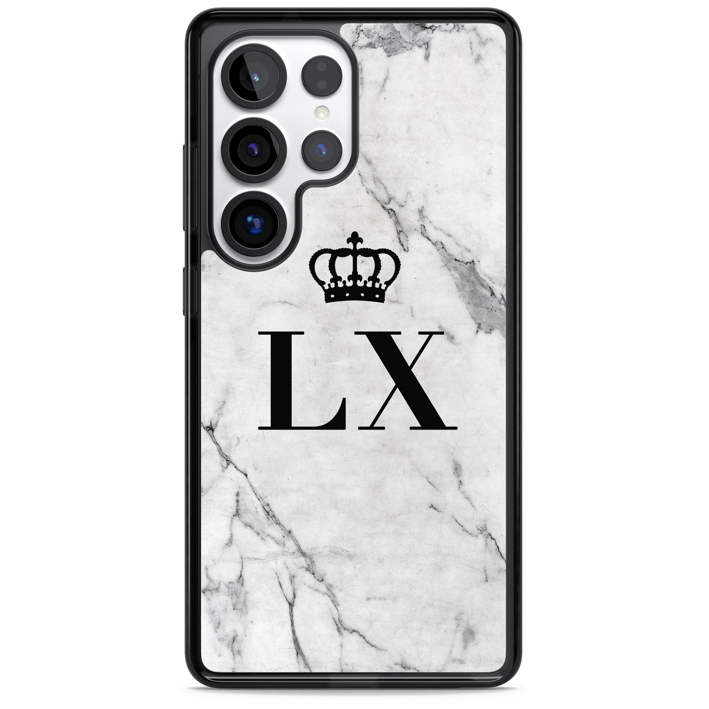 Personalised Initial Crown Marble