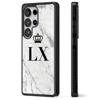 Personalised Initial Crown Marble