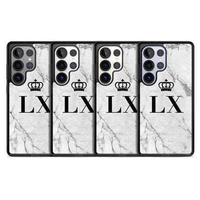 Personalised Initial Crown Marble