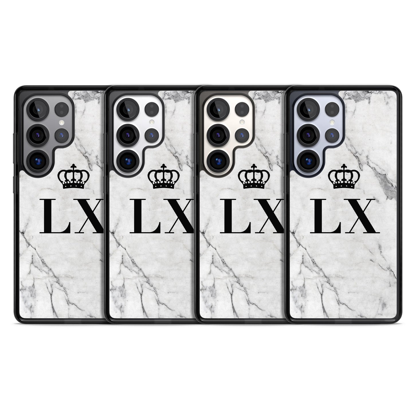 Personalised Initial Crown Marble