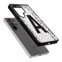 Initiale en gras personnalisée et florale