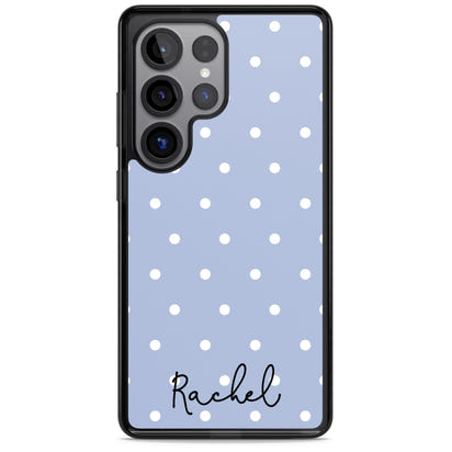 Personalised Simple Light Blue Dots